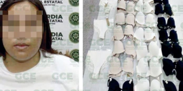 Detienen a mujer por intento de robo de lencería