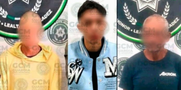 Detienen a tres hombres por portación de arma blanca en Soledad