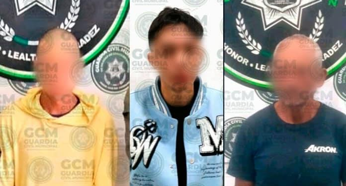 Detienen a tres hombres por portación de arma blanca en Soledad
