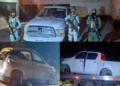Guardia Civil Estatal y Ejército Mexicano aseguran vehículos ligados a red criminal en Villa de la Paz y Matehuala