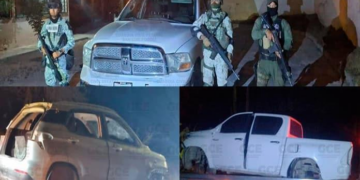 Guardia Civil Estatal y Ejército Mexicano aseguran vehículos ligados a red criminal en Villa de la Paz y Matehuala