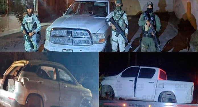 Guardia Civil Estatal y Ejército Mexicano aseguran vehículos ligados a red criminal en Villa de la Paz y Matehuala