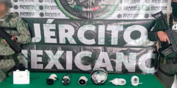Guardia Civil Estatal y Ejército aseguran cámaras de vigilancia instaladas por delincuentes en Charcas