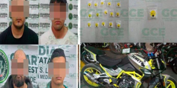 Guardia Civil Estatal detiene a cuatro presuntos vendedores de droga
