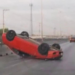 Volcadura en Circuito Potosí causa daños materiales, sin personas lesionadas