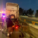 Conductor de tractocamión duerme al volante y provoca accidente en distribuidor Juárez
