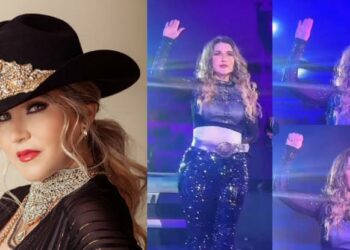 Alicia Villarreal hace señal de auxilio en pleno concierto