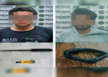 Armas prohibidas eran transportadas por vándalos