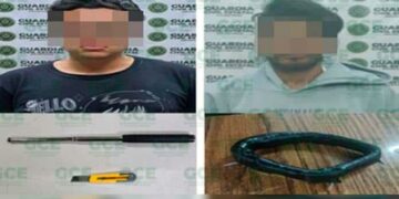 Armas prohibidas eran transportadas por vándalos
