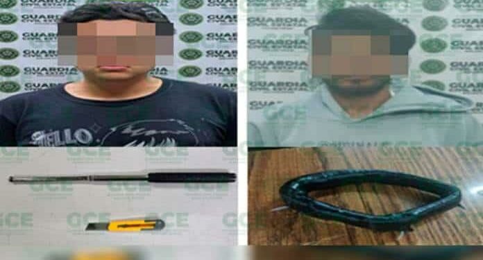 Armas prohibidas eran transportadas por vándalos