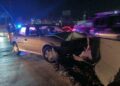 Accidente en Salvador Nava: Conductora se estrella contra la contención