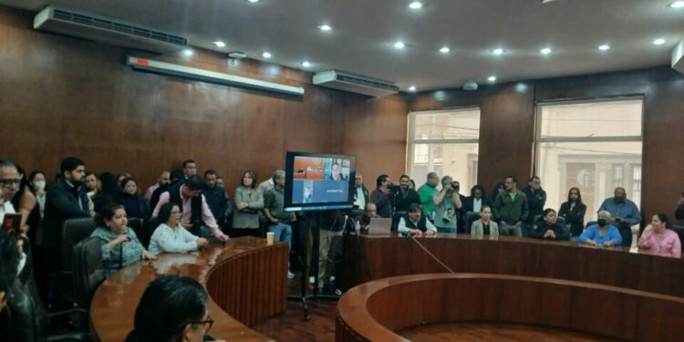 VIDEO | Empleados del Congreso demandan respeto a sus derechos laborales