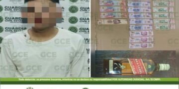 Joven detenido por su vinculación a tres robos en tiendas de conveniencia en el oriente de San Luis Potosí