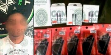 Capturan a asaltantes de tienda de celulares