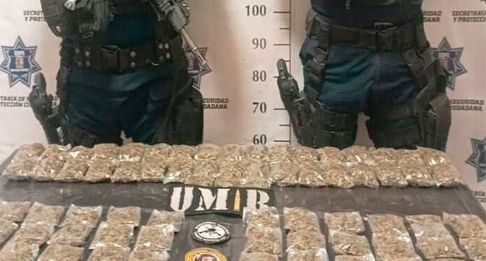 Se decomisan más de 500 gramos de marihuana