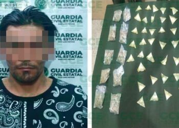 Detienen a presunto “narco” en Santo Tomás