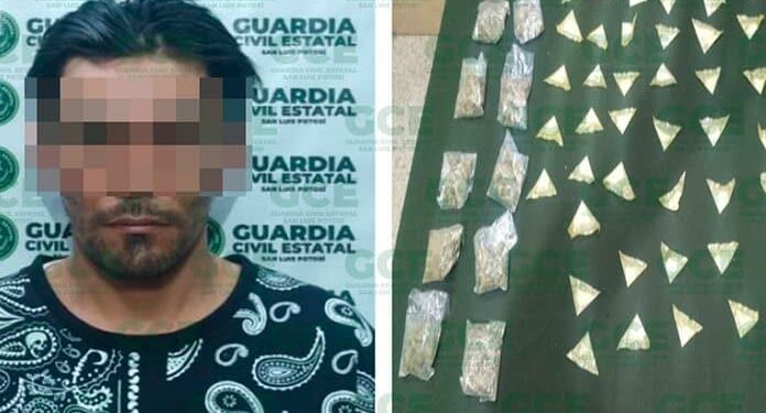 Detienen a presunto “narco” en Santo Tomás