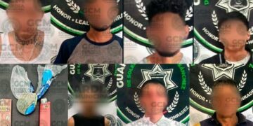Operativo policial: 7 detenidos con cristal y mota