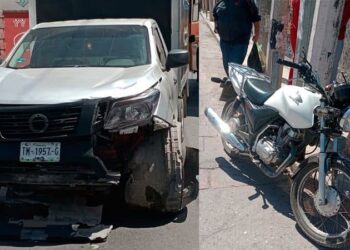Motociclista pierde la vida tras ser arrollado por una camioneta en la Colonia San Luis