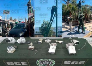 Desmantelan nueve cámaras de vigilancia utilizadas por grupos criminales para espiar a la policía