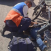 Dos motociclistas lesionados en accidentes viales en avenidas Salvador Nava y Chapultepec son trasladados a hospitales