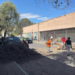 Caída de árbol en el centro histórico de San Luis Potosí debido a fuertes vientos