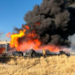 Reiterados conatos de incendio en predio de de tarimas de plástico obligan a bomberos a intervenir varias veces