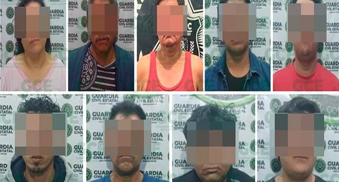 Detenidos nueve individuos por violencia familiar
