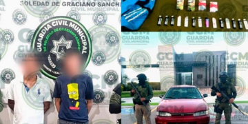 Capturan a dos presuntos asaltantes en Soledad tras atracos a negocios y reporte de robo de vehículo