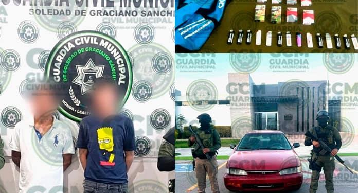 Capturan a dos presuntos asaltantes en Soledad tras atracos a negocios y reporte de robo de vehículo