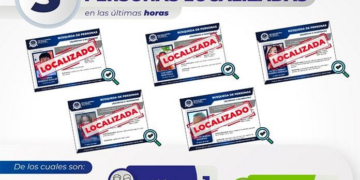 FGE localiza a cinco personas reportadas como no localizadas durante el fin de semana