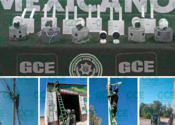 Guardia Civil Estatal y Sedena desmantelan redes de vigilancia criminal en la capital potosina y Bocas