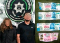 Detienen a hombre y mujer por intentar sobornar a la Guardia Civil Municipal de Soledad