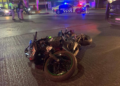 Motociclista lesionado tras ser arrollado por camioneta en la colonia Damián Carmona