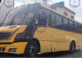 Aseguran camión de transporte público robado