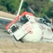 Aparatosa volcadura de pipa de gas LP en la carretera a México