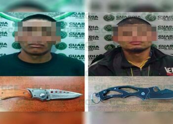 Sujetos atracan a transeúntes y la GCE los detiene