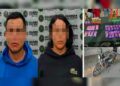 Pareja roba en una farmacia y es arrestada