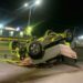 Una camioneta sufre un accidente en el Periférico Norte