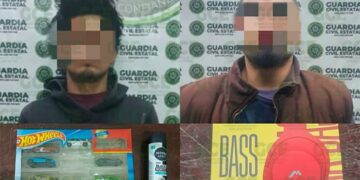 Siete presuntos farderos arrestados al ser sorprendidos en tiendas