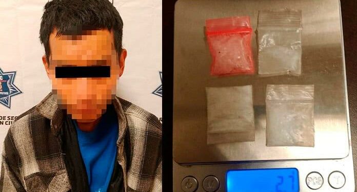 Hombre es arrestado dosis de cristal