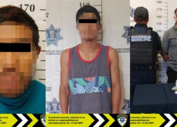 Detienen a tres personas señaladas por delitos contra la salud en la Capital