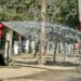 La rehabilitación del Parque de Morales se refuerza con riego de agua tratada por parte del gobierno capitalino