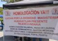 Persisten las amenazas de paro completo de maestros de telesecundaria
