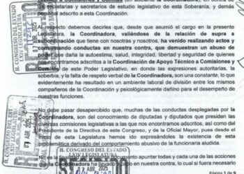 Asesores en el Congreso presentan denuncias por hostigamiento laboral