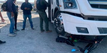 Camión de Casbel provoca atropello de ciclista