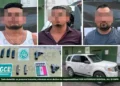 Tres sujetos detenidos por su vinculación con un secuestro en Ciudad Valles