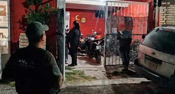Catean vivienda en la que hallaron motos robadas