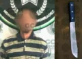 Con cuchillos en mano, detienen a dos vándalos