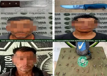 Arrestan a vándalos con cuchillos y ponchallantas